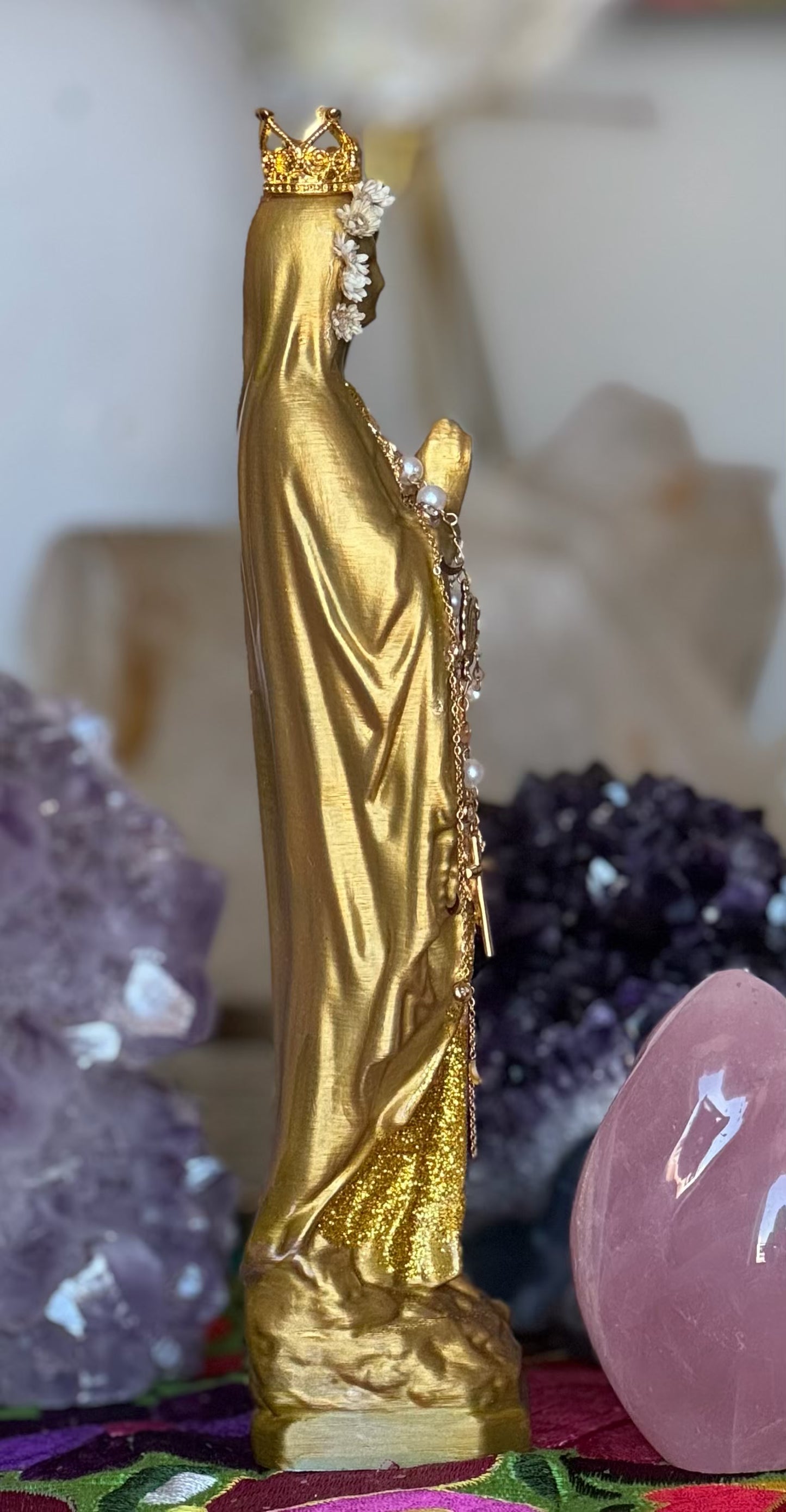 Holy Mother Statue (Golden)