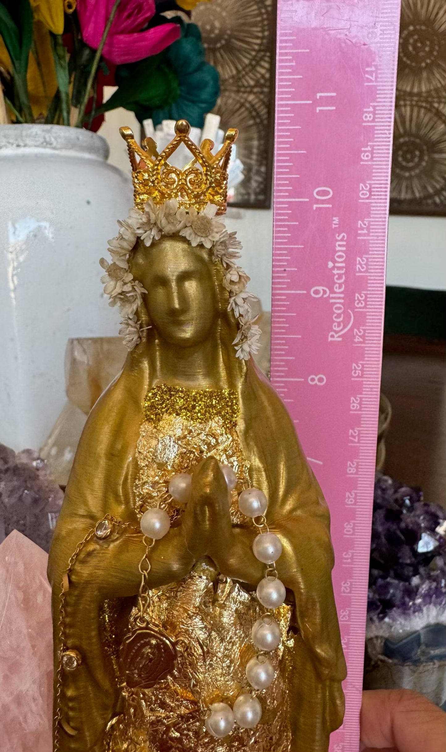 Holy Mother Statue (Golden)