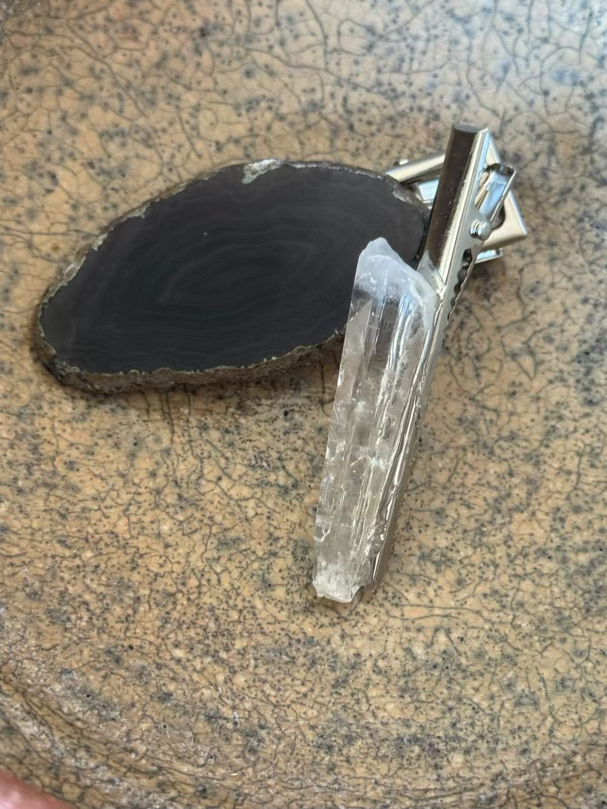 Hair-Pin Crystal Black