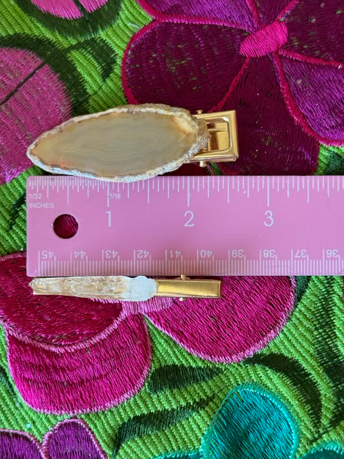 Hair-Pin Crystal Opaque Sand