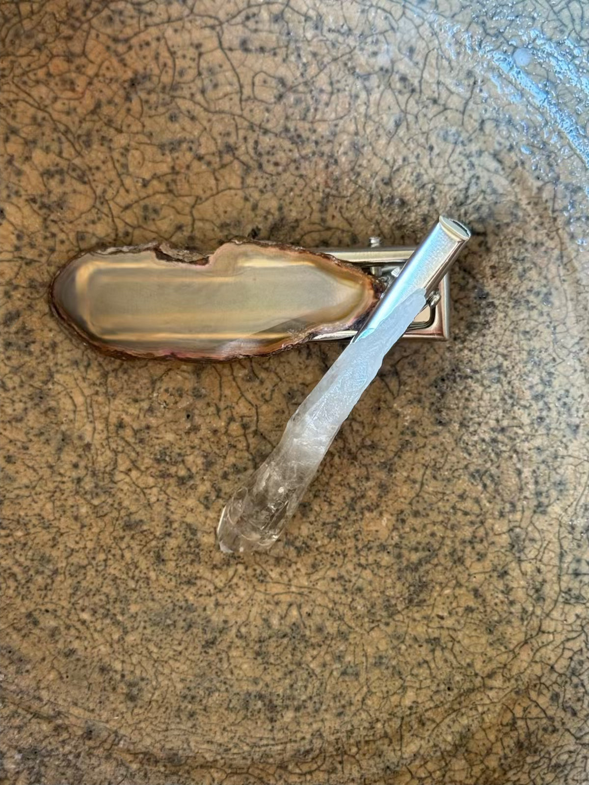 Hair-Pin Crystal Clear Sand