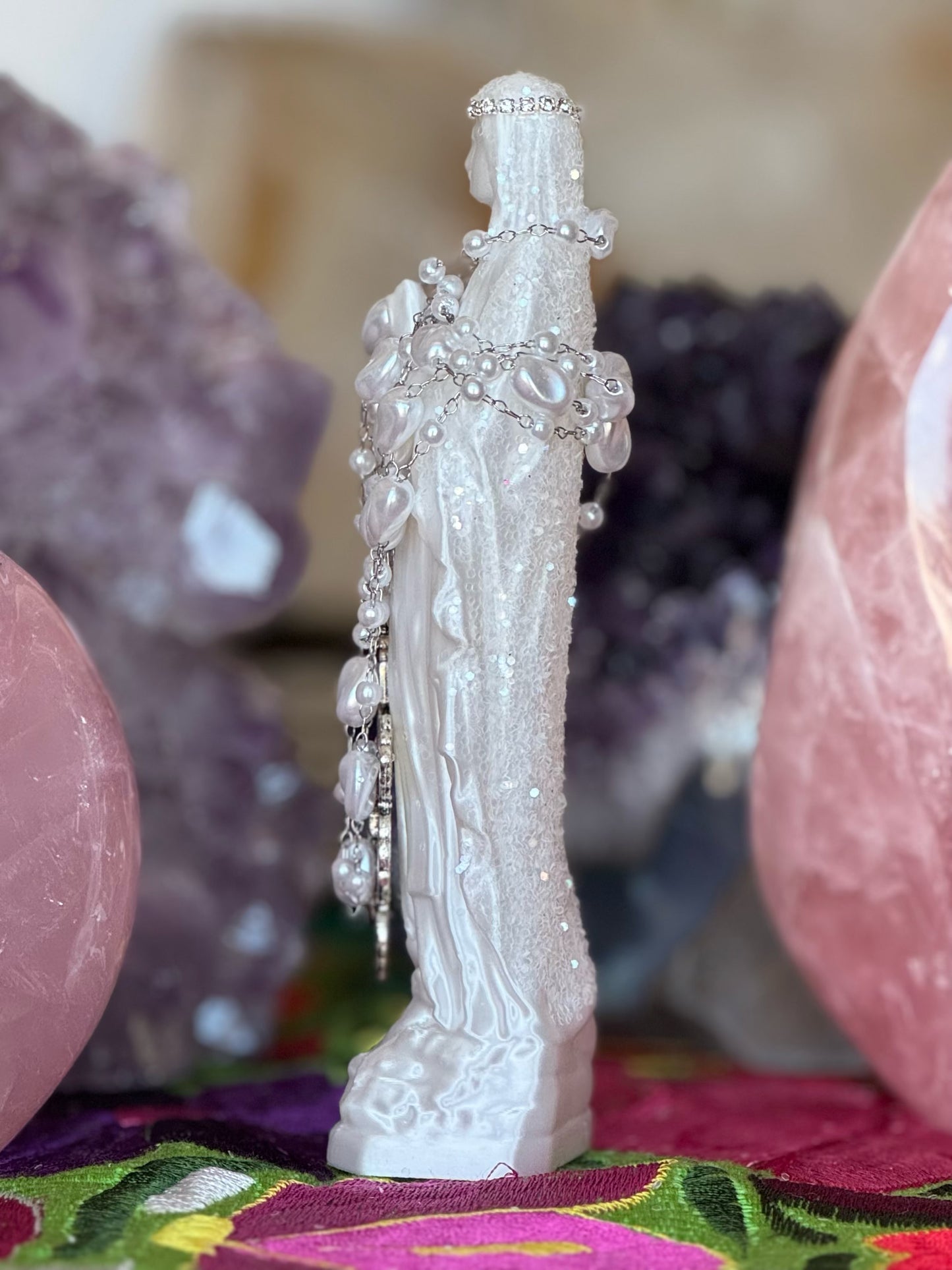 Holy Mother Statue (Pearl White)