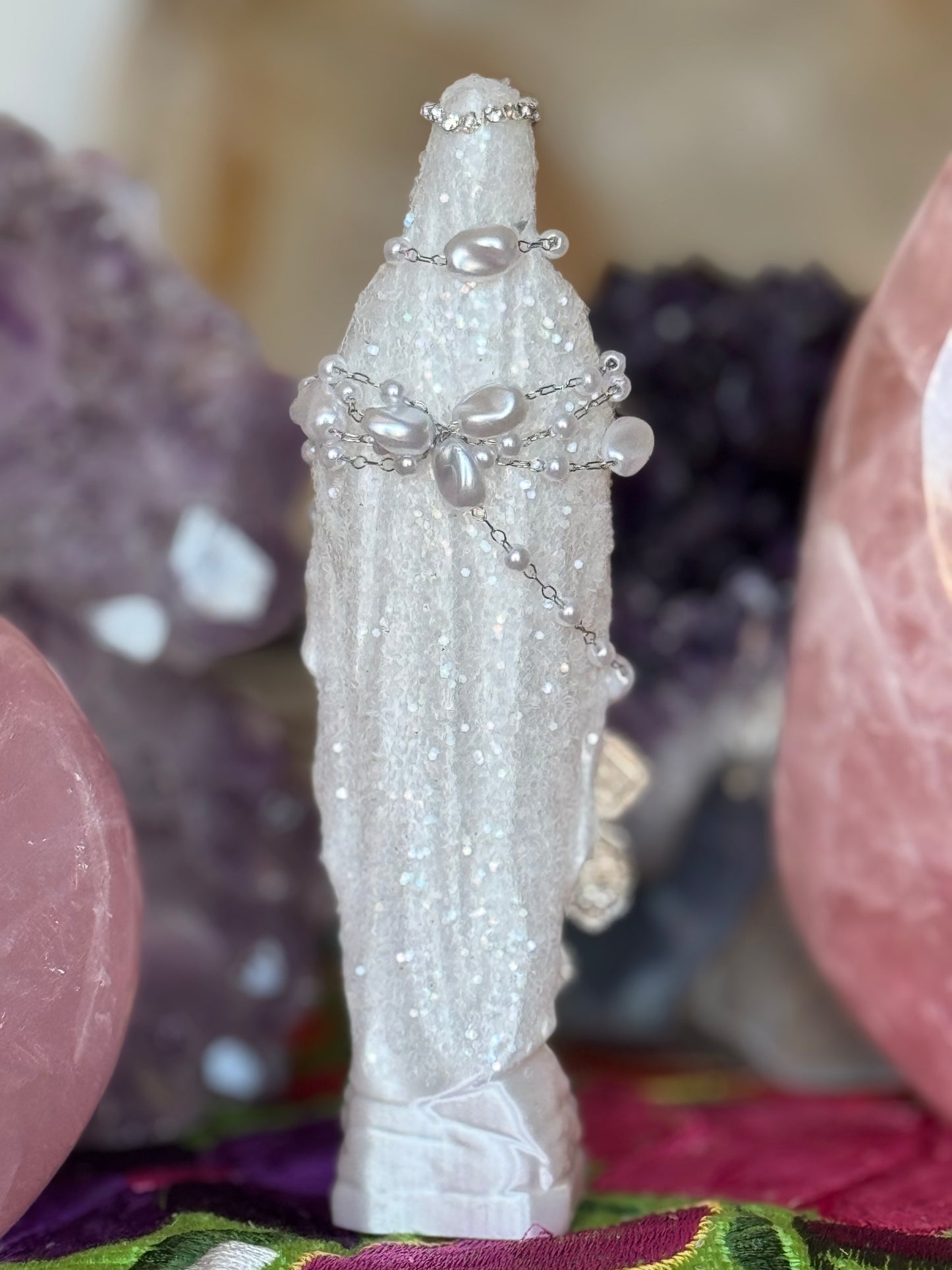 Holy Mother Statue (Pearl White)