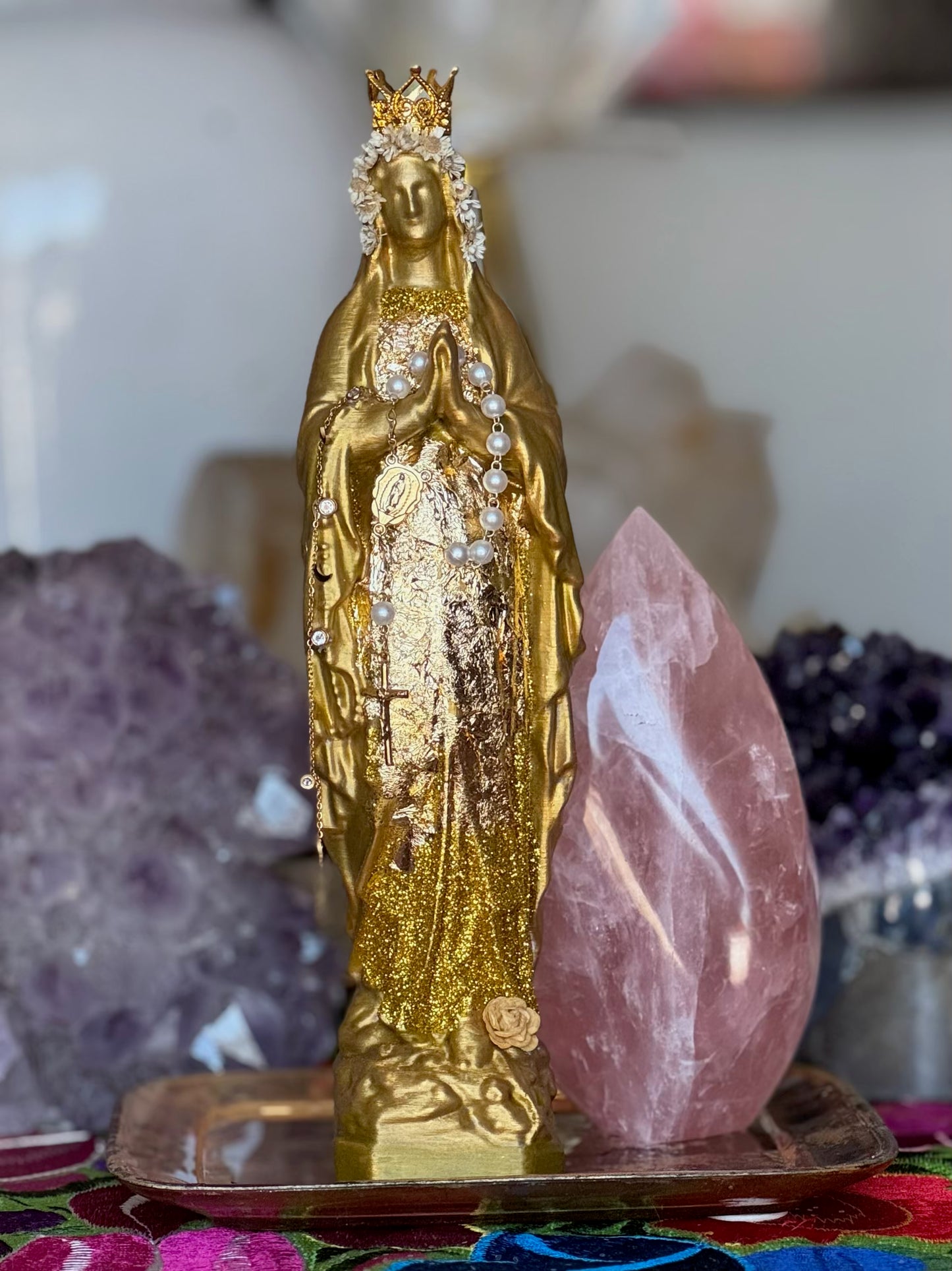 Holy Mother Statue (Golden)