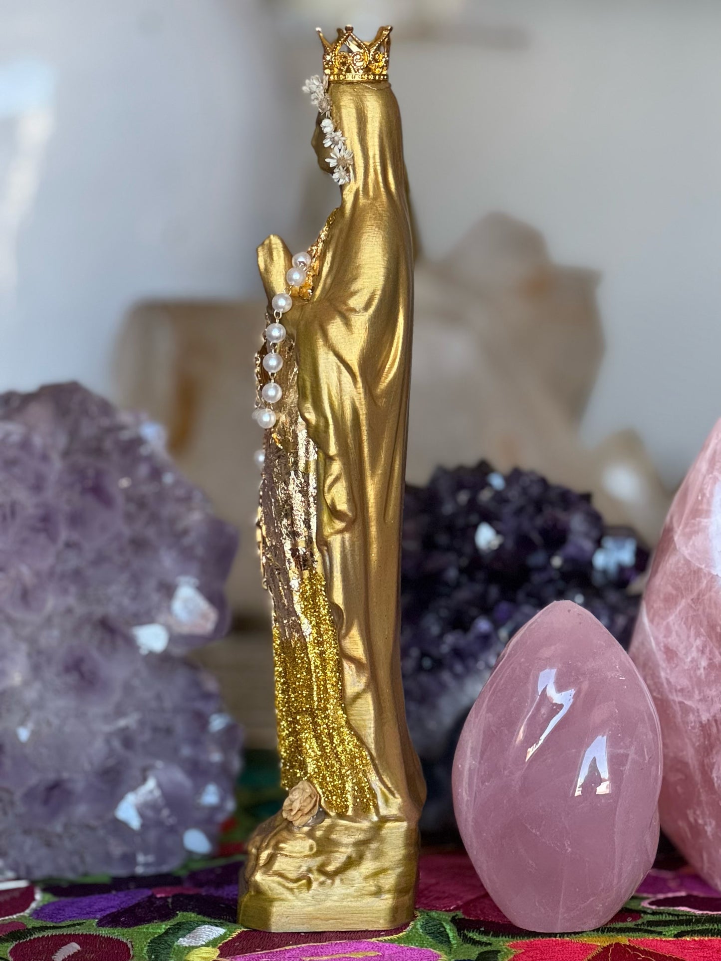 Holy Mother Statue (Golden)